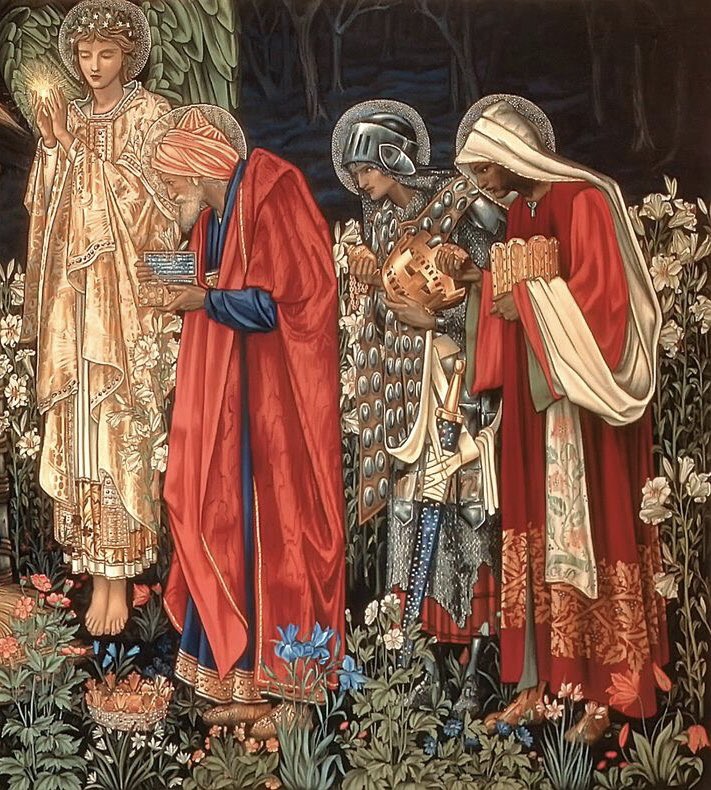 Happy #Epiphany to you all⭐️💜🕊

The Adoration of the Magi (detail) ~ Edward Burne-Jones