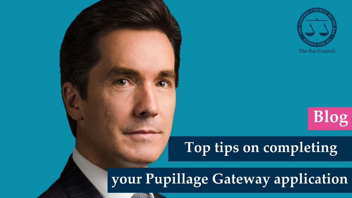 Applications for pupillage opened this week! Mark Harries KC has shared his top tips for completing your Pupillage Gateway form, from answering the bespoke questions to sharing the qualities he thinks you should demonstrate. Read the new blog below⬇️ bit.ly/47ps3yF