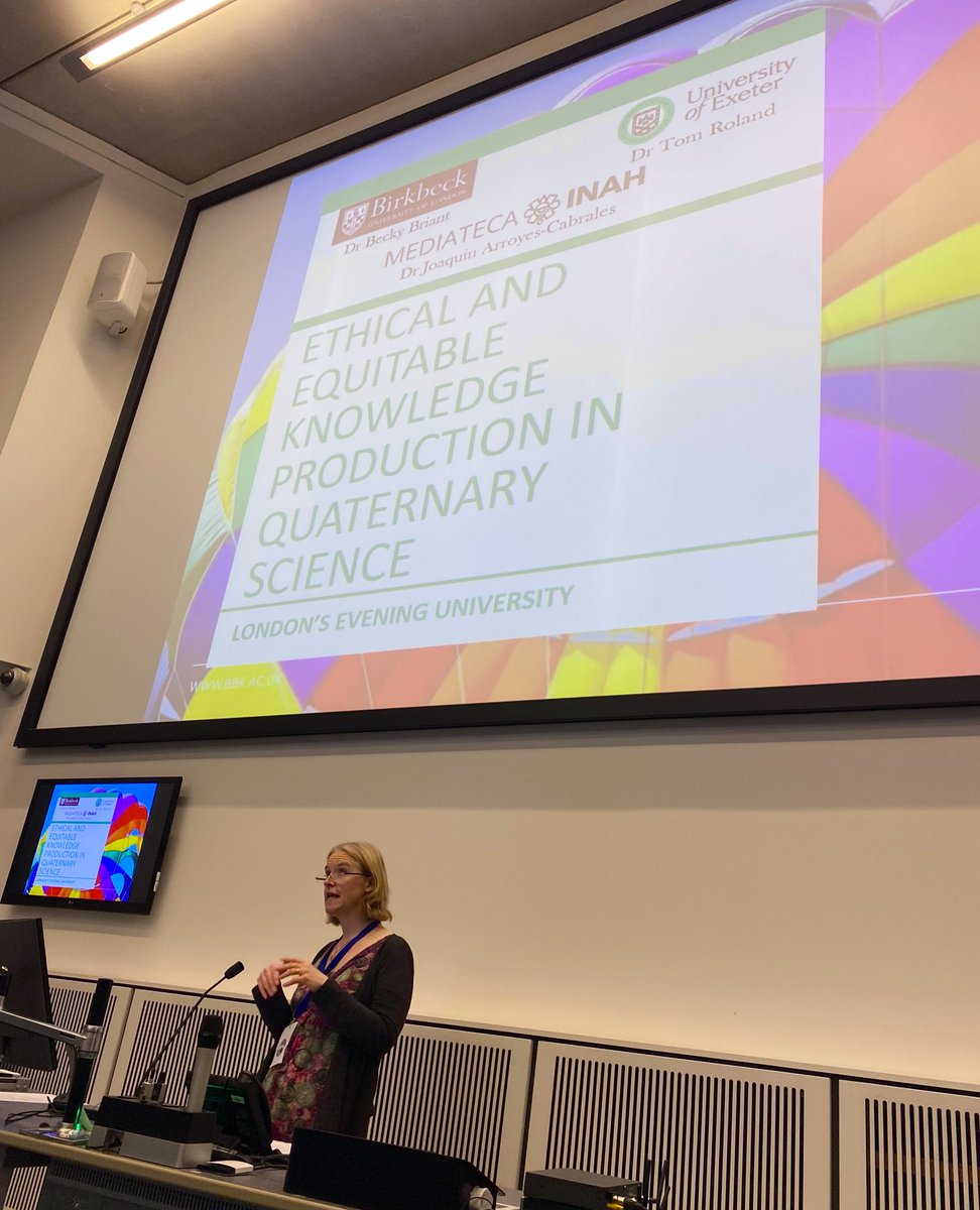 First up in session 4 is @BeckyBriant exploring the problems of parachute science and the impetus for ensuring ethical and equitable knowledge production #QRA24