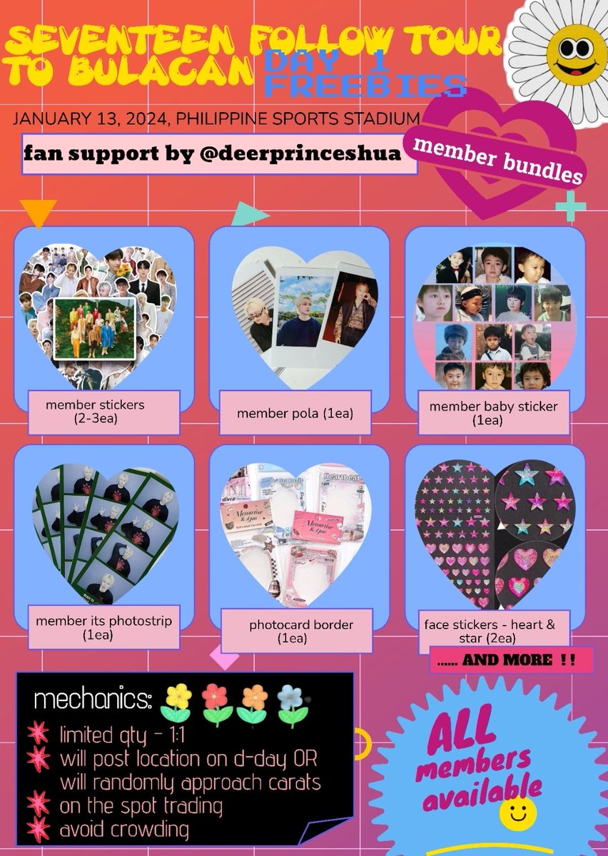 ✨️FOLLOW TO BULACAN FREEBIES✨️

MEMBER BUNDLES by <a href="/deerprinceshua/">bee 🌸 mention after dm pls!</a>
 
♡ can choose a member (if still avail)
♡ read mechanics for more details
♡ please rt to help spread

#ftb_freebies #follow_to_bulacan
#SEVENTEENinBULACAN ftb freebies