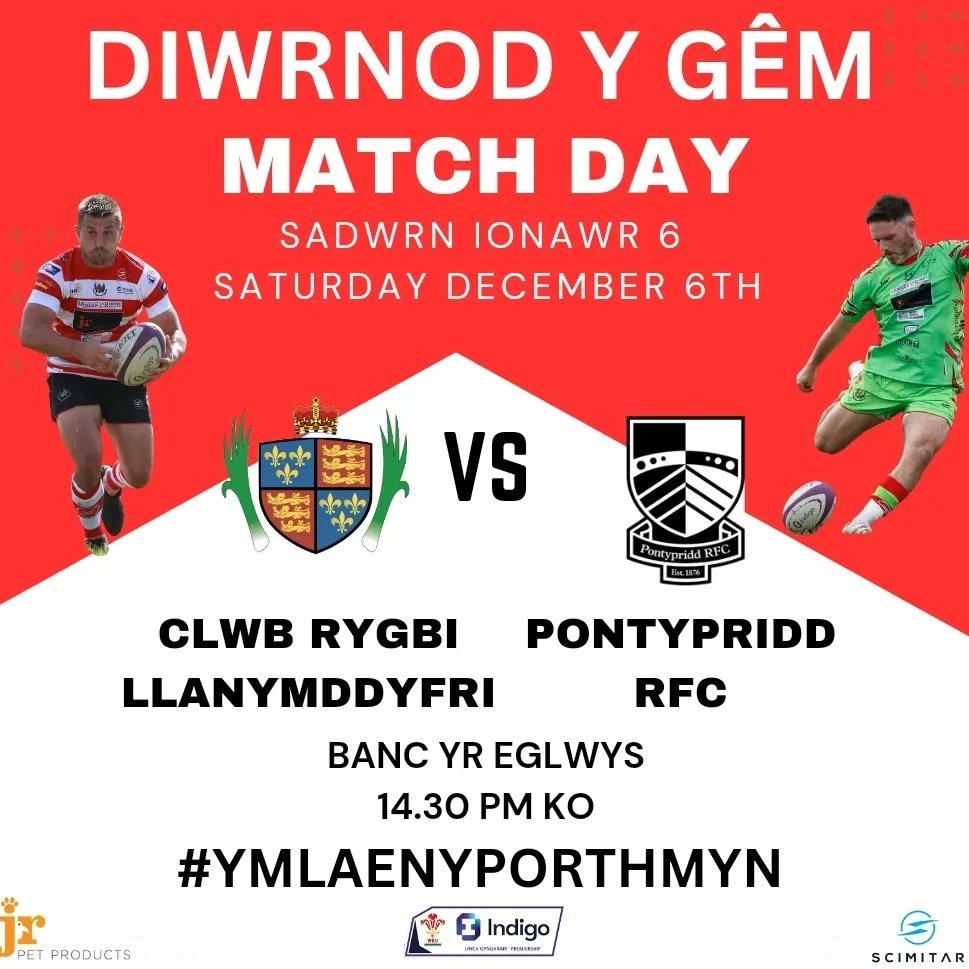 🚨GAME DAY🚨

🚜1st Annual Farmer's Day🚜

🆚 Pontypridd RFC 
📍Church Bank / Banc Yr Eglwys
⌚ 14.30ko

Un Clwb, Un Dre, Un Cymuned
🔴⚪🟢

#YmlaenyPorthmyn #UppaDrovers