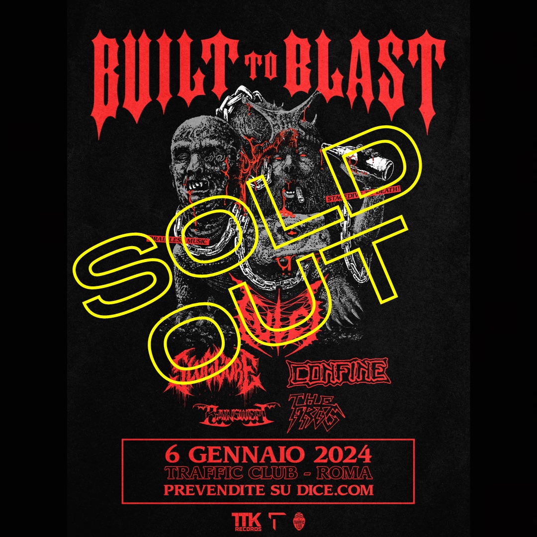 metallus_it's tweet image. Built To Blast Fest: sold out l'evento di oggi con Fulci e altri, gli orari! metallus.it/built-to-blast… @Fulcicult #SlugGore #Confine #TheFrog #Rainswept