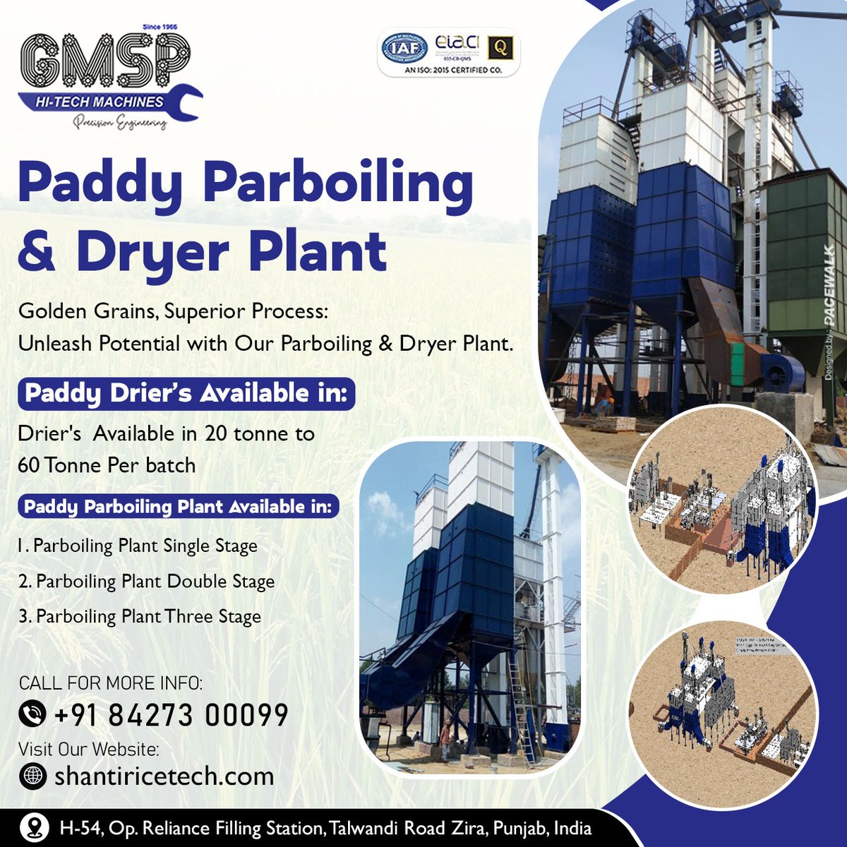 GmspHighTech's tweet image. 𝐆𝐌𝐒𝐏 𝐇𝐢-𝐓𝐞𝐜𝐡 𝐌𝐚𝐜𝐡𝐢𝐧𝐞𝐬

#RiceProcessing #Parboiling #DryingPlant #QualityRice #NutrientEnrichment #SustainableAgriculture #ModernFarming #AgriculturalTechnology #GrainDrying #GMSPHiTechMachines