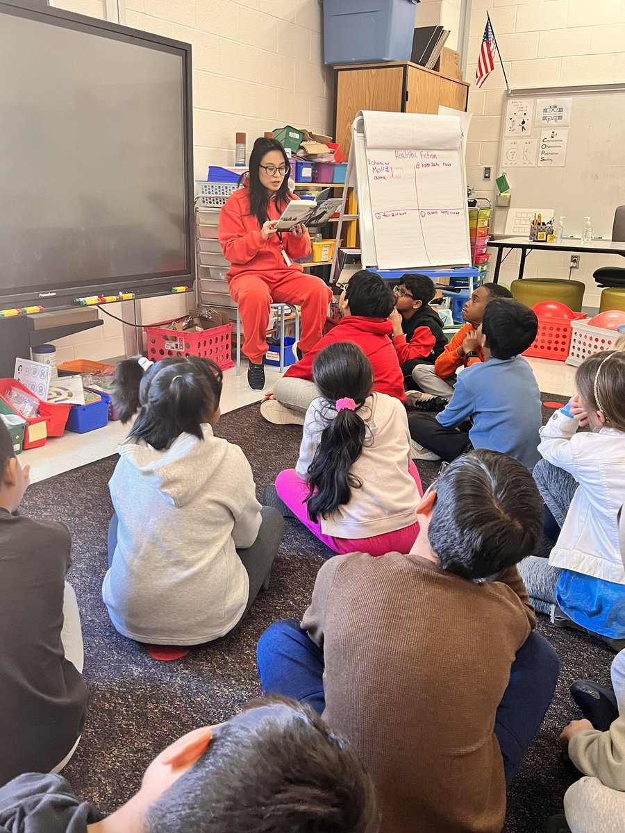 We loved having a mystery reader this Friday for “first chapter Friday.” We are all begging for our own copy of A Wolf called Wander! We are so thankful for our parent volunteers! <a href="/MrsBeltranGPE/">Anissa Beltran</a> <a href="/GoshenPostES/">Goshen Post ES</a>
