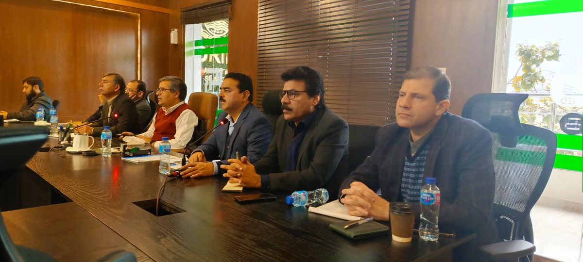 HP_GoP's tweet photo. Secretary Health, Mr. Ali Jan Khan, led the CEOs Conference, reviewing district and program performance, emphasizing healthcare services, 1/2

@GovtofPunjabPK 
@cmopunjabpk
@CS_Punjab
@MohsinnaqviC42 
#ceoconference
#dhqh #thqh https://t.co/u0LC3nKyGf