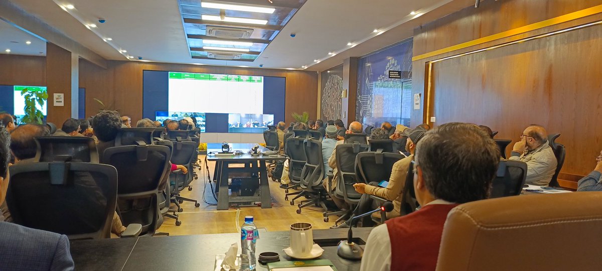 HP_GoP's tweet photo. Secretary Health, Mr. Ali Jan Khan, led the CEOs Conference, reviewing district and program performance, emphasizing healthcare services, 1/2

@GovtofPunjabPK 
@cmopunjabpk
@CS_Punjab
@MohsinnaqviC42 
#ceoconference
#dhqh #thqh https://t.co/u0LC3nKyGf