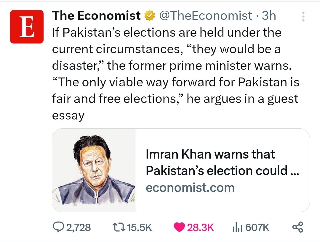 @RaoofHasan انکے خط کے جواب میں انہوں نے عمران خان کا مضمون دوبارہ پوسٹ کردیا ھے۔ 🤣🤣