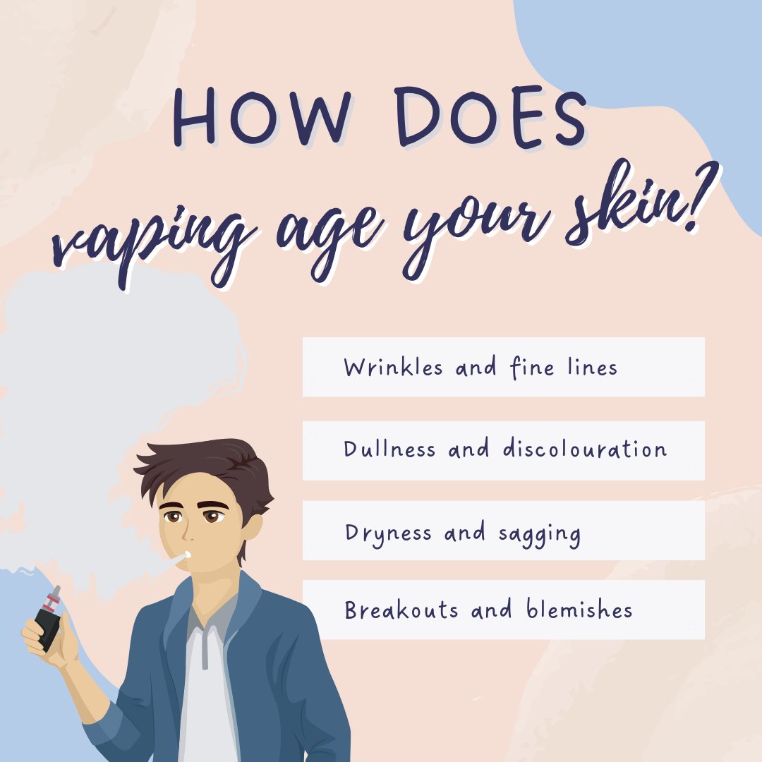patient's tweet image. UK government to ban single-use vapes in 2024 amid health concerns, especially among young people. Skin experts reveal a less discussed issue - vaping can damage and age skin, making some appear decades older. More info on our website: okt.to/fxd6HJ

#VapingBan