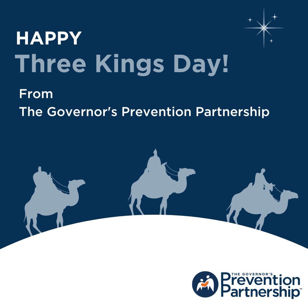 Feliz Día de Reyes! ✨ The Governor's Prevention Partnership sends warm wishes on this day of celebration, joy, and sharing.