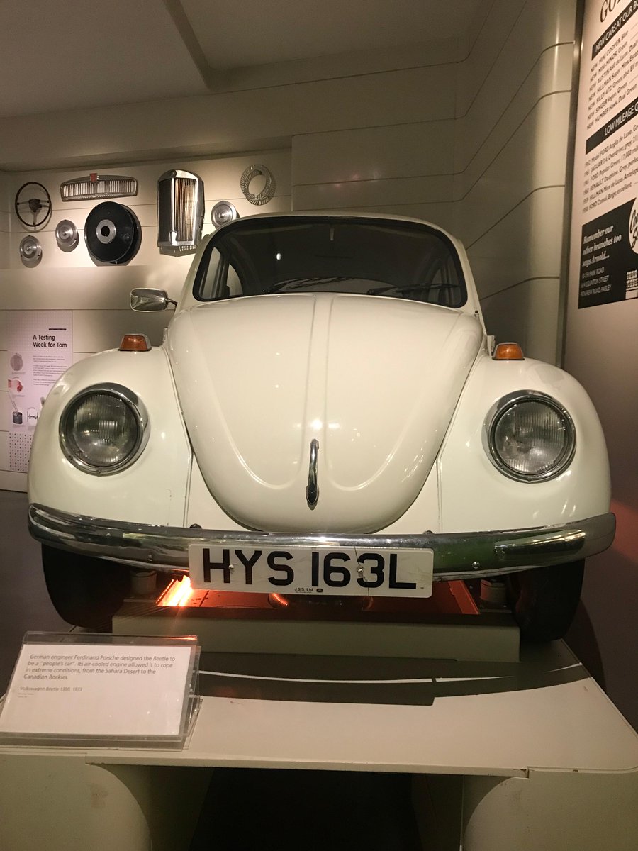 🔎 Guess the vehicle game 🧠 We asked you to use the picture clues to name the vehicle. The correct answer is the Volkswagen Beetle 1300, 1973. Hands up if you knew it! 🙋 Search our cars collection online here 👉 ow.ly/ZTks50Qk753 #NameThatVehicle