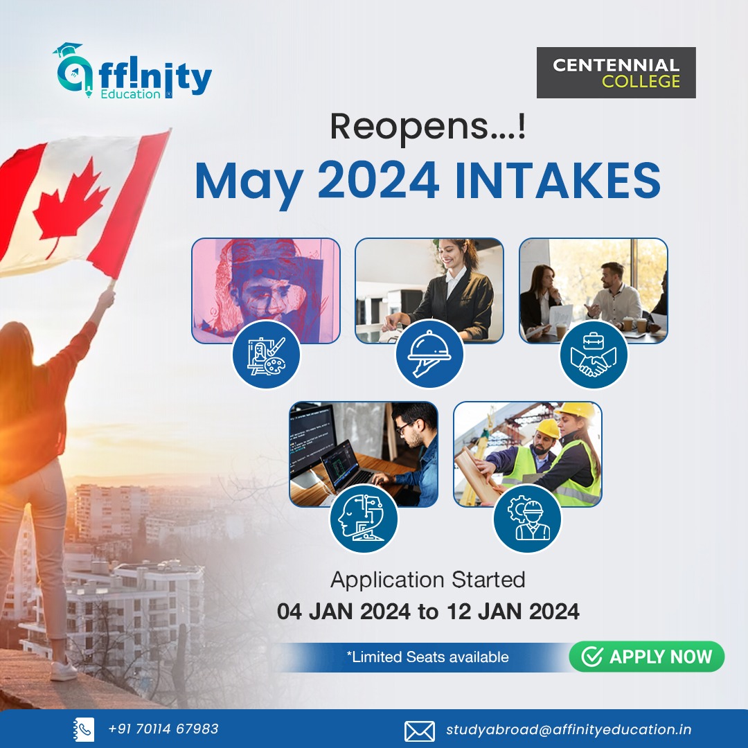 🚀 Exciting News Alert! 🚀 Reopens...! May 2024 INTAKES are here! 🌟 

✨ #May2024Intakes #EducationOpportunity #ApplyNow #AffinityEducation #LimitedSeats #NewBeginnings #FutureLeaders #EnrollToday #OpportunityAwaits #HigherEducationJourney #dontmissout