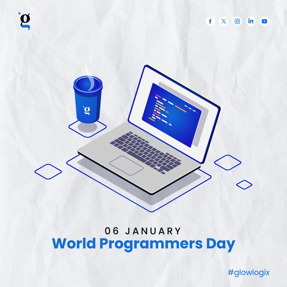 To the brilliant minds influencing the digital future, Happy Programmers' Day! 💻 

Continue developing, coding, and realizing concepts. To all of the code fighters out there, kudos! 🚀👩‍💻👨‍💻

#ProgrammersDay #CodeHeroes #InnovationCreators #glowlogix