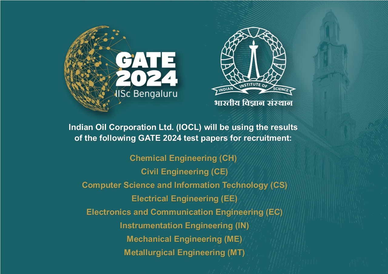 GATE 2024 on X: &ldquo;Indian Oil Corporation will be using the results 