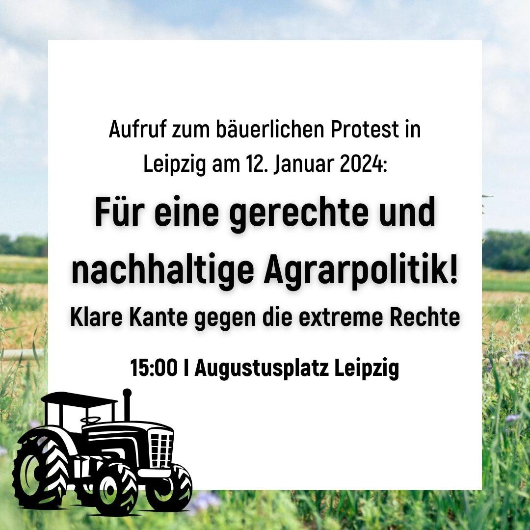 FAU_Dresden's tweet photo. Update: Die Initiative Grünen Gewerke #FAU arbeitet aktuell an einer weiteren Stellungnahme, parallel organisiert sich in #Dresden und #Leipzig #Bauernprotest mit klarer Kante gegen rechts. Bitte teilen, hingehen✊🧡 https://t.co/ZK68w9bfoH