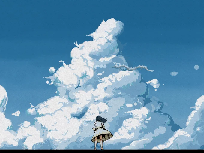 雲#イラスト#illustlation 
