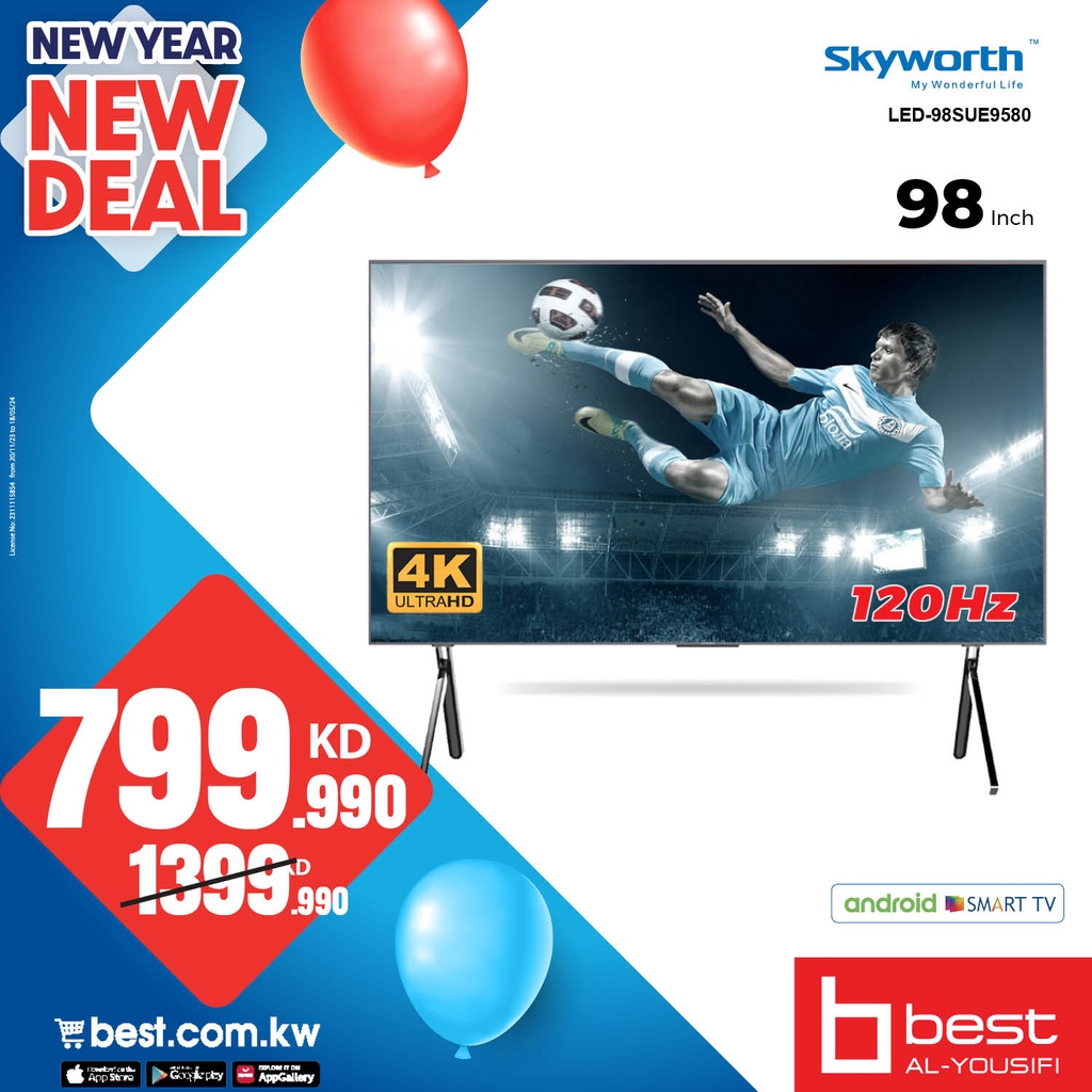 BestAlYousifi's tweet image. مرئيات آسرة وترفيه سلس: دع الصور المذهلة لتلفزيونات سكاي وورث تعيد تعريف تجربتك الترفيهية.
العروض متاحة من خلال المعارض والاونلاين.

Order Now: bit.ly/3tPyqNP
#Bestalyousifi ##ImmersiveViewing #UpgradeYourView #SmartLiving