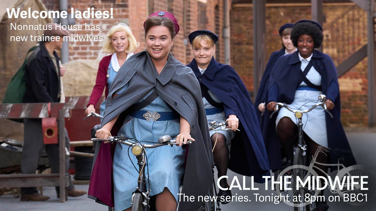 #CallTheMidwife returns TONIGHT! xxx❤️❤️❤️ There are new faces at Nonnatus... Call the Midwife. Tonight at 8pm on BBC1 xx
