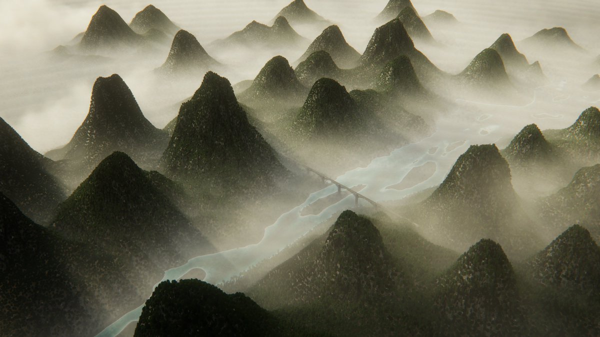 #Citiesskylines2
It's inspired by Guilin scenery in China.