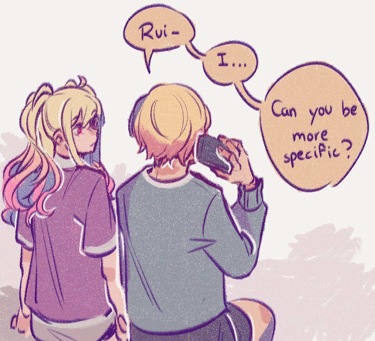 3/?) They're communicating. Once more thank god we have Mizuki to