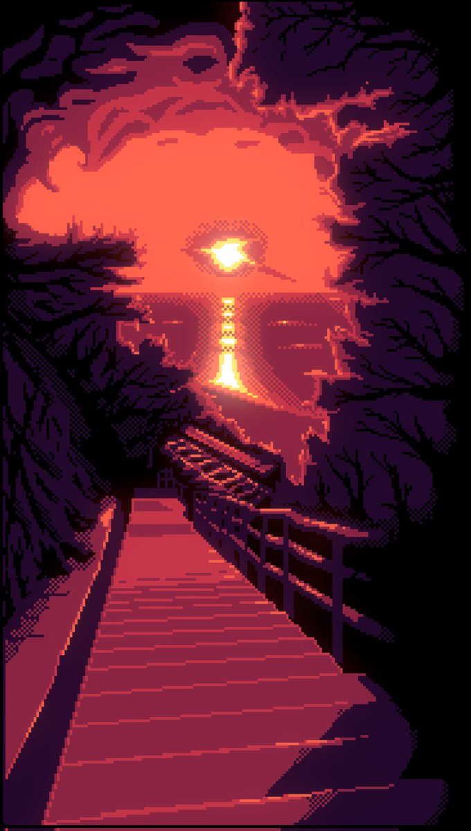 SoS_Gioliber's tweet photo. Sunsets are one of my favorite things

#pixelart #pixelartist https://t.co/FNoi4sM1Ck