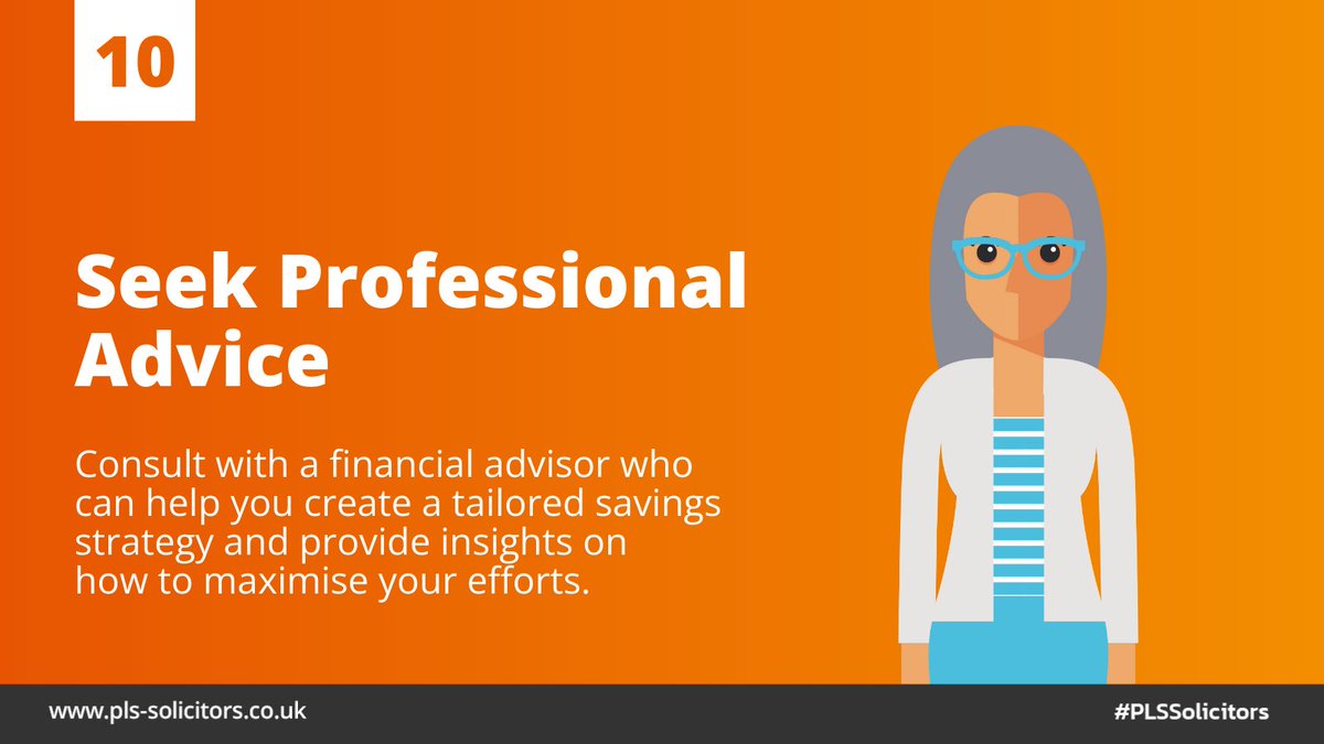 PLS_Solicitors's tweet photo. How to Save Money When Saving for a #Mortgage
Seek professional advice: Consult with a financial advisor who can help you create a tailored savings strategy and provide insights on how to maximise your efforts.
#PLSSolicitors
https://t.co/1WUPHQfaxZ https://t.co/gVsZewre3c