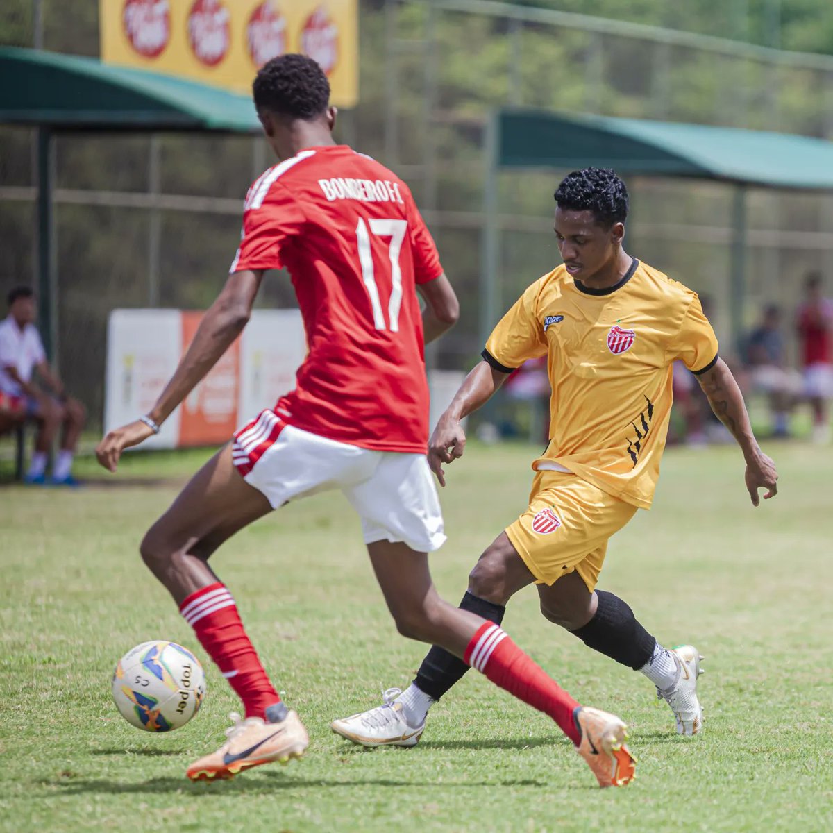 Na manhã de hoje, em Contagem, o Leão realizou jogo-treino contra a equipe do Bombeiro Futebol Clube e venceu por 7 a 0. 

Este foi o terceiro jogo-treino da pré-temporada, que se iniciou no dia 7 de dezembro. 

#VillaNoPeitoENaRaca 

📸 @rafaelleandrofoto / Villa Nova