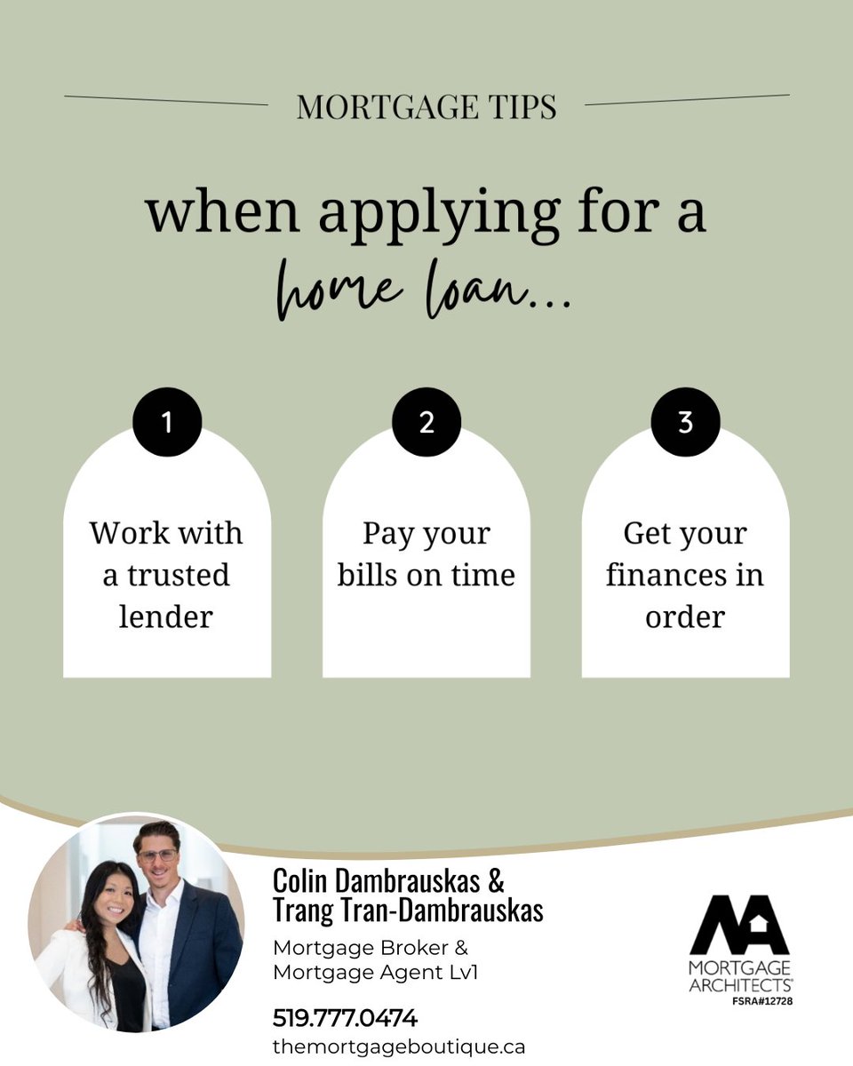 colindmortgages's tweet photo. Home hunting this season? Choose a dedicated mortgage broker, guard your credit with timely payments, and bulk up that down payment for a smoother mortgage ride!
#mortgagetips #creditscore #downpayment #homebuying101 #savewisely https://t.co/7w5svCnbwt