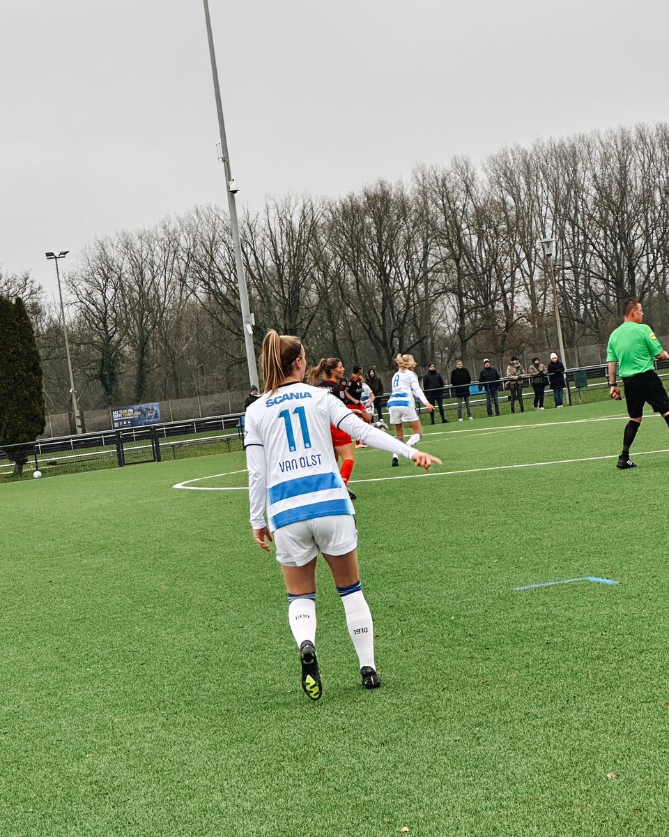 PECVrouwen's tweet image. In de oefenwedstrijd tegen Excelsior Rotterdam maakten Marushka en Naomi vandaag weer hun (officieuse) rentree! 🔥

#peczwollevrouwen
