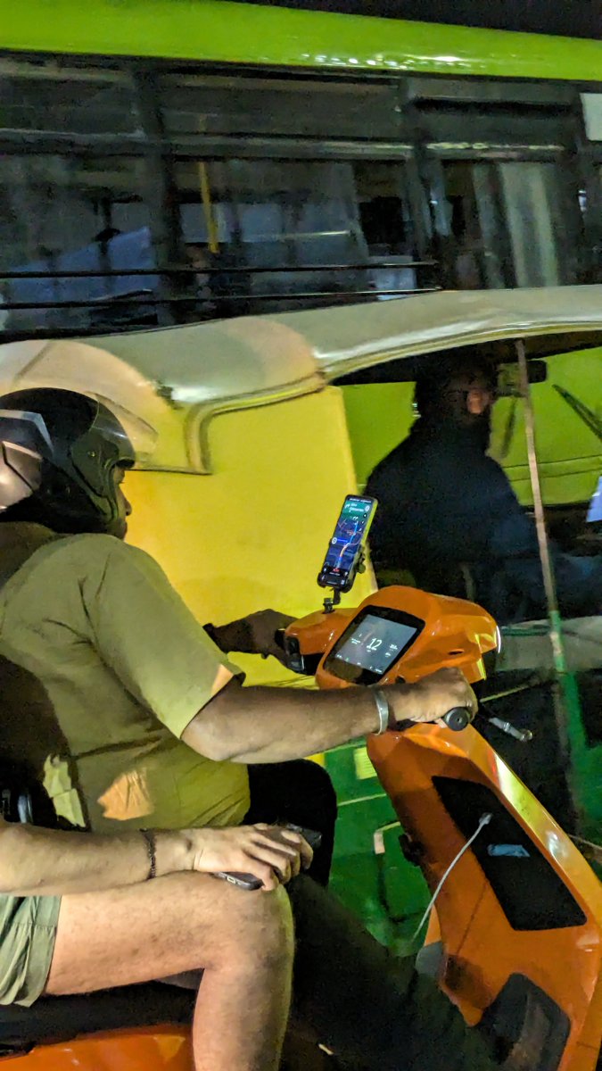 SudhanAtri's tweet photo. @tarunsmehta @swapniljain89  @RavneetPhokela  congratulations on the Ather 450 Apex! Apex in design and performance! 

I also happened to see the Apex of juggad today on an OLS S1 Pro! 🤣

#atherforthewin https://t.co/1AQtuZlTrK
