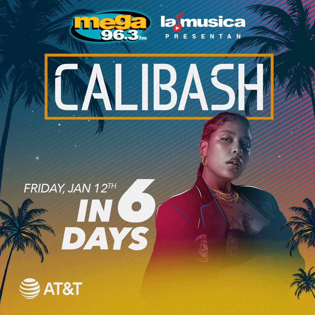 mega963fm's tweet photo. ¡96 Boletos a $96 cada uno HOY desde las ⏰️ 9 AM! 
https://t.co/e2nz6wbqx5
🍾 Faltan 6 días para #CALIBASH y 7 Días para #CALIBASHMX 🇲🇽 ❤️‍🔥

🎵#CALIBASH Presentado por 📲 @ATT

*Hasta agotar existencias
#Att 
#TOKISCHA
#ConexionDivina 
#LaMusicaApp
#SBSEevents 
 #Spon https://t.co/8ZlLINDfBS