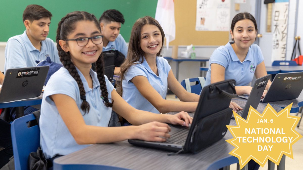 Happy National Technology Day! 🎉💻 Let's celebrate how technology empowers us to work smarter, not harder. At #THEDISTRICT, we embrace the importance of technology in our schools and work. #WeDeliverExcellence