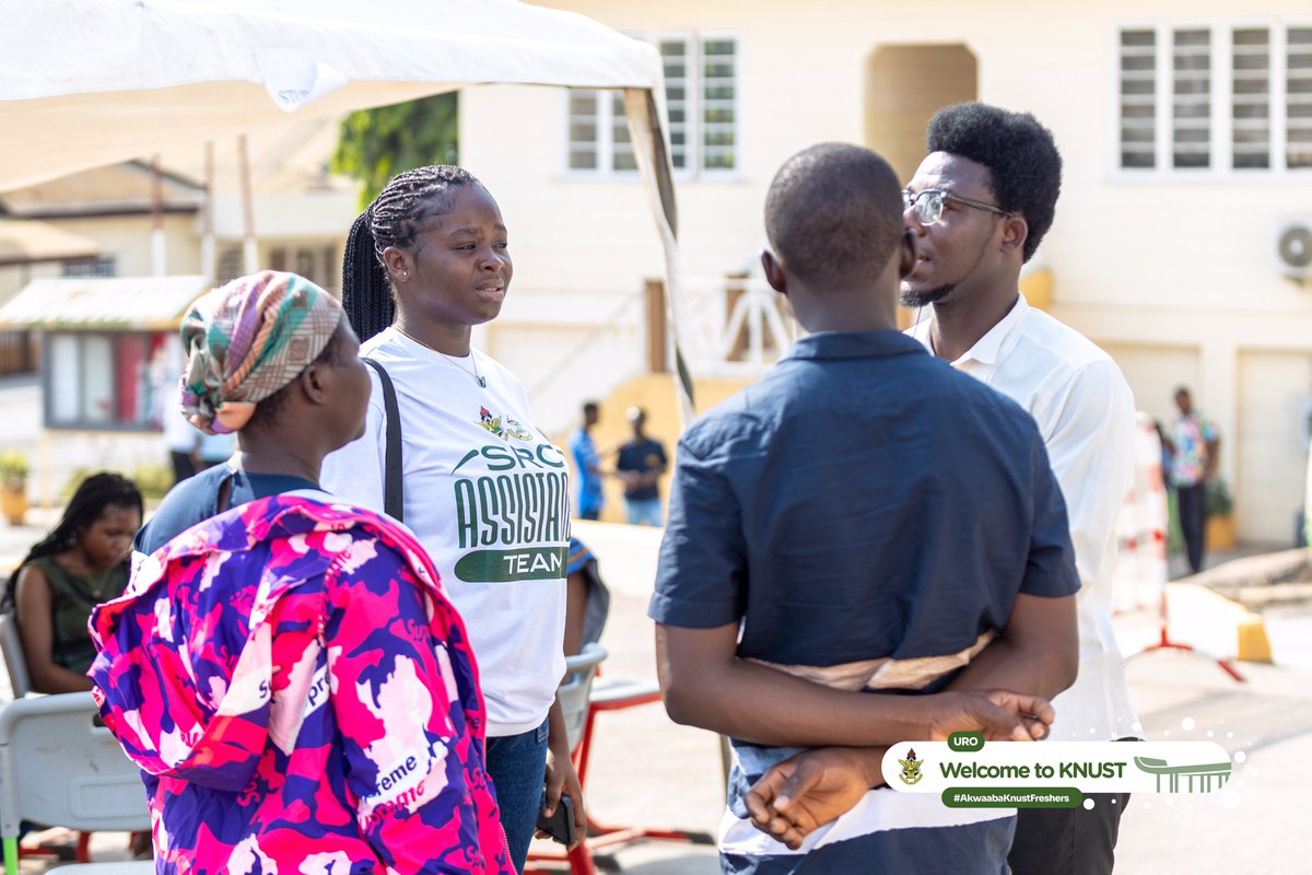 KNUST OBUASI CAMPUS in excerpts; ready and welcoming Freshers. Freshers are are to report with their admission letter, acceptance letter and hostel fee receipt upon payment.