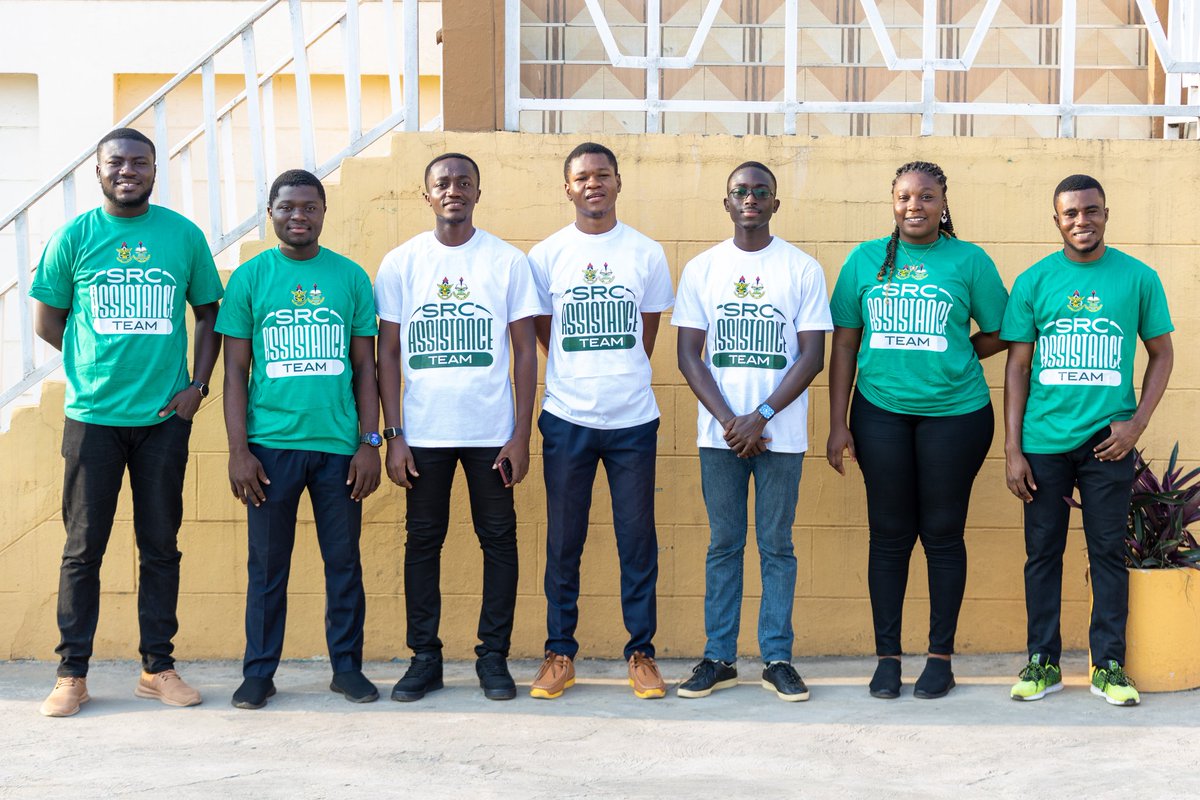 ObuasiSrc's tweet photo. The SRC Assistance Team, the Cadet, the Security personnel, and Peer Counselors on campus ready to assist all Freshers as you report today.

Make your way to campus for we are Glad to Assist. https://t.co/VRUdNKKGm3
