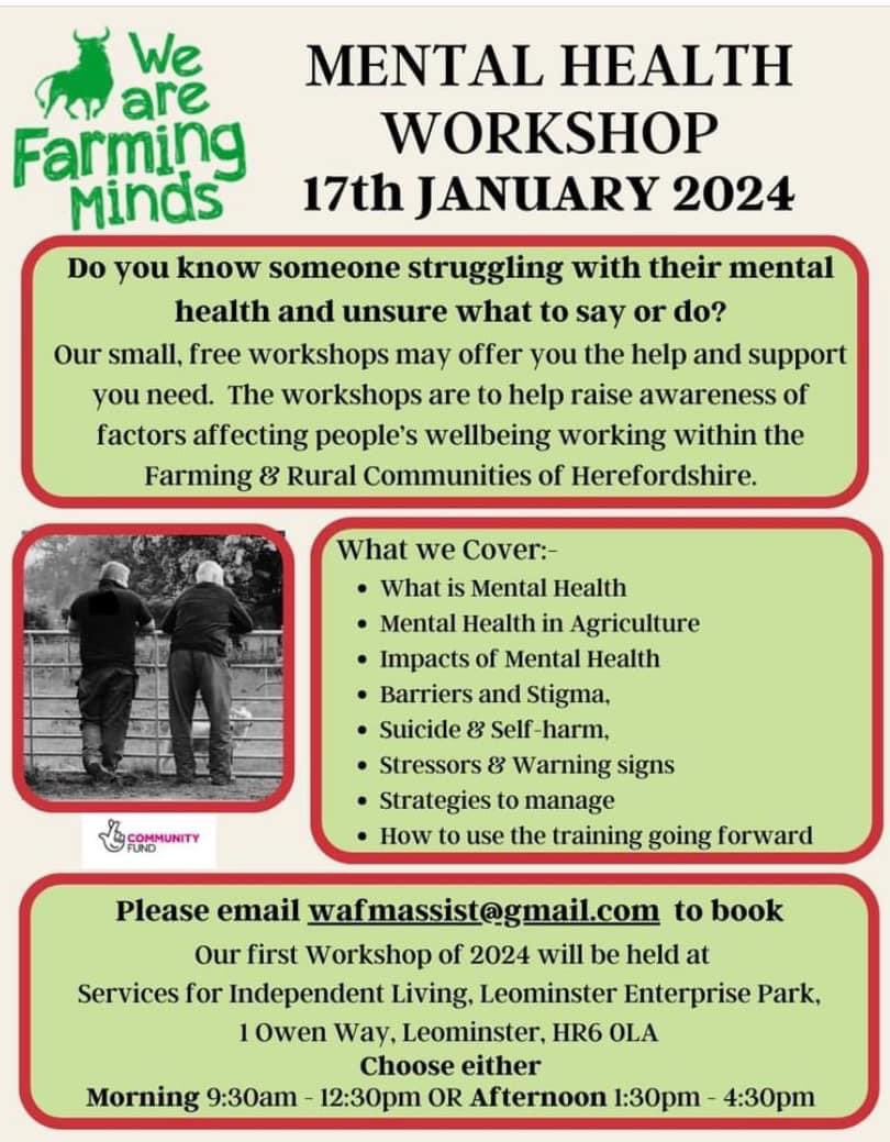 This looks excellent for our South Shropshire farming community