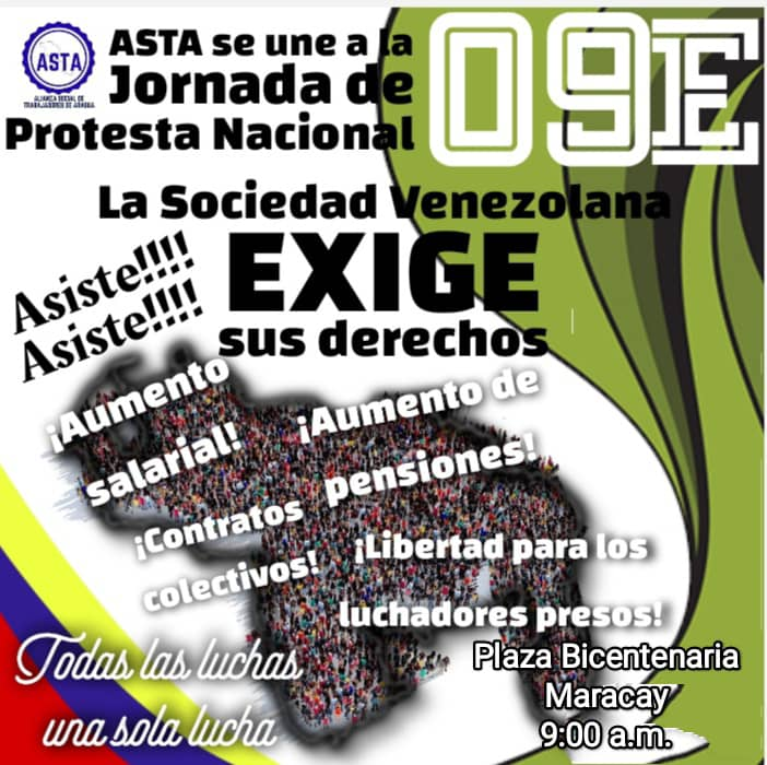 FAPUV's tweet photo. La sociedad venezolana exige sus derechos #9Ene JORNADA NACIONAL DE PROTESTA  ¡Participa! https://t.co/Y1xqLT4vDW