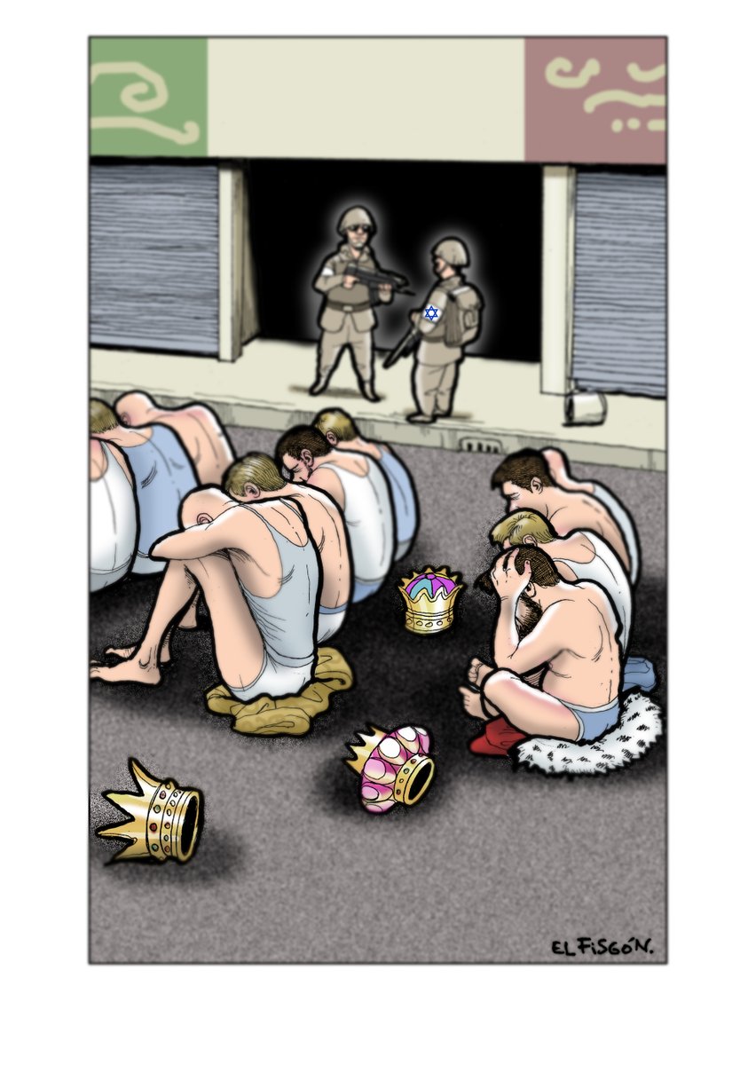 fisgonmonero's tweet photo. En este Día de Reyes, no olvidemos que, en Gaza, el Ejército de Israel, además de perpetrar un genocidio, encuentra nuevas maneras de humillar a los palestinos.

Hoy, en Palestina, Melchor, Gaspar y Baltasar sufrirían diversas violaciones a sus derechos humanos. https://t.co/fcRPTGIMDV