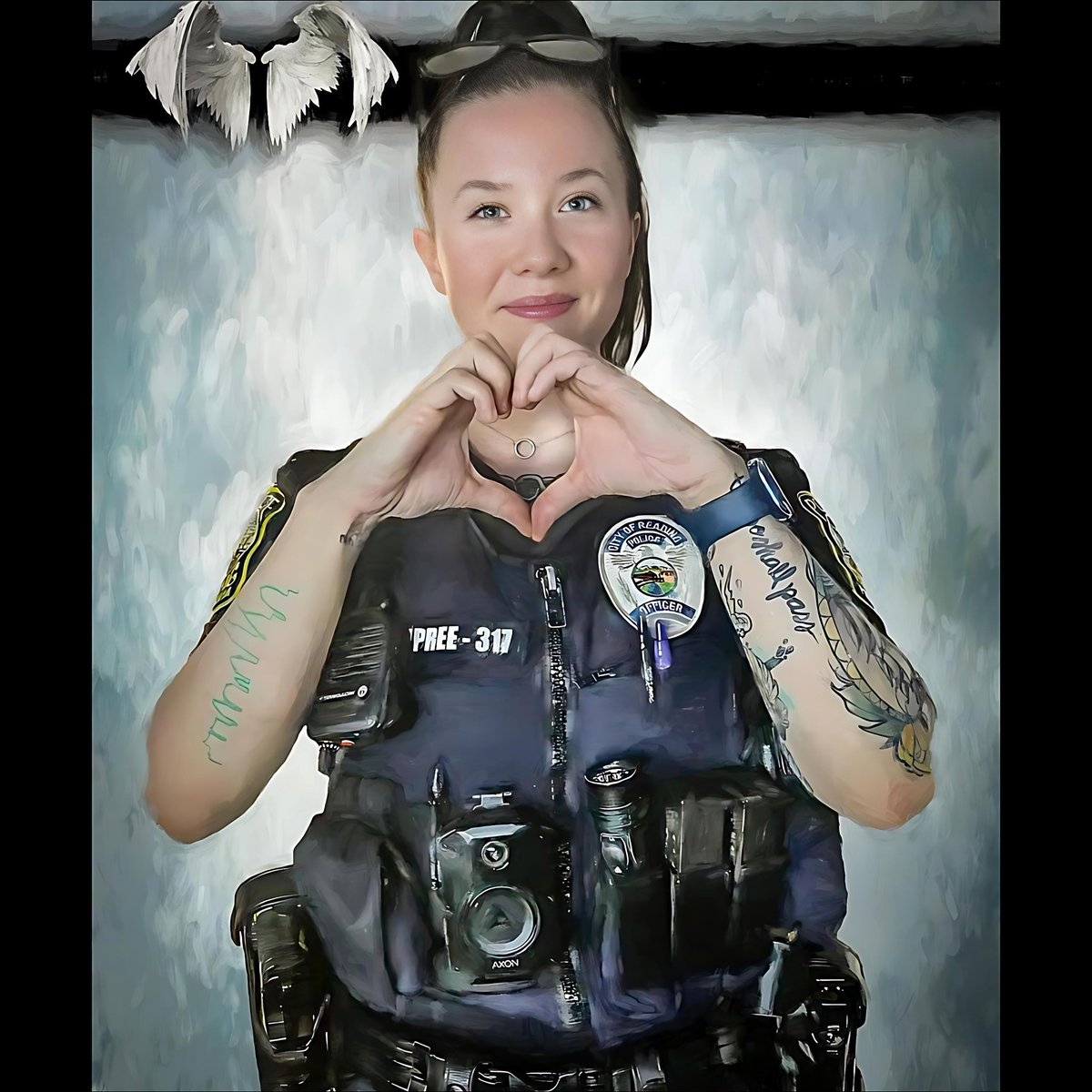 TmSouthFlorida's tweet photo. This is Courtney Dupree, 28, of the Reading Police Department in Pennsylvania. 
Sadly she passed away on Sunday, December 31, 2023, at her residence. Details are not publicly known and we will NOT speculate or make any assumptions. Continued…. https://t.co/YDv2iEG5pN