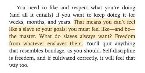 i_abdullah_900's tweet image. لا تخلي انضباطك عبودية.

أطن الكثير منا أثناء السعي يحتاج هالكلام:

إذا تحب تستمر في فعل شيءٍ ما مدة طويلة، لازم تشوف طريقه تقدّر فيها هذا العمل وتُعجب فيه. فأنت لا ترغب أن تشعر بأنك عبد لأهدافك بقدر ما تكون سيد عليها. (لأن العبيد بطبيعتهم يشترون حريتهم بالتخلص من كل ما يستعبدهم)