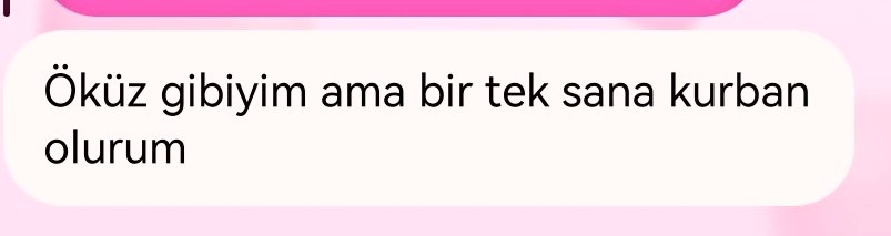 Şükür, bugün de romantik mesajımızı aldık😂