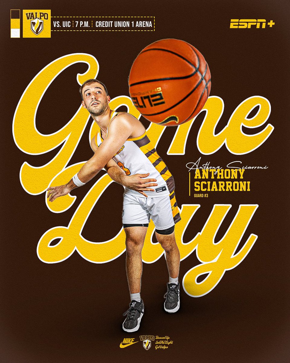 Gameday‼️ Beacons Travel to the Windy City for a matchup with UIC. 
7 P.M. Tip. 

#BeaconUp #SeeTheLight #GoValpo