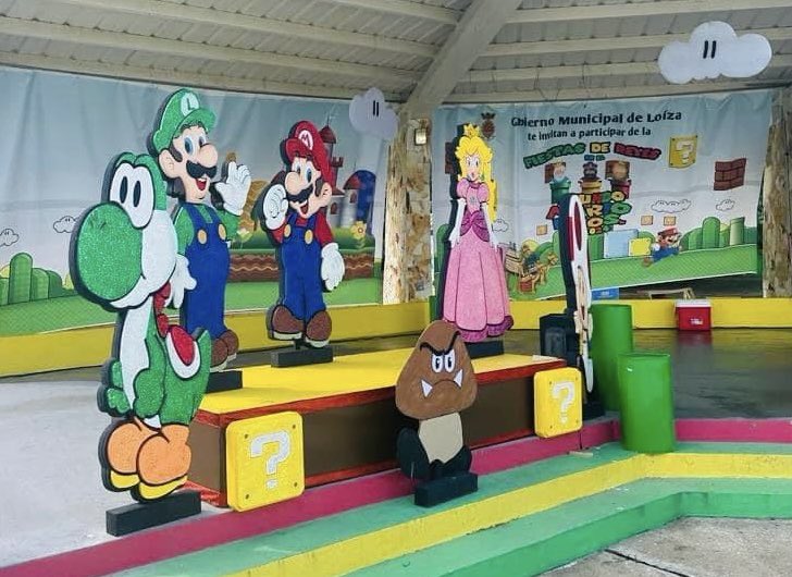 JuliaLoiza's tweet photo. Mis chiquitos y chiquitas, los espero esta tarde el El Mundo de Mario Bros. Con Payasos, Circo, Machinas, Toro Mecanico y Máquinas de obstáculos. A las 3:00 pm Atención Atención. Parque Histórico Cueva María De La Cruz Inc. De 1:00 pm a 5:00 pm #LoizaFlorece https://t.co/no3Q734ErS