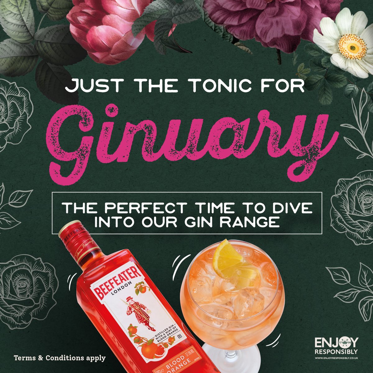 GK_FHTadley's tweet photo. Dry January…….how about Ginuary? Come on down for a great selection of gins and the perfect tonics to match #gin #january https://t.co/Tg8R4lCiSy