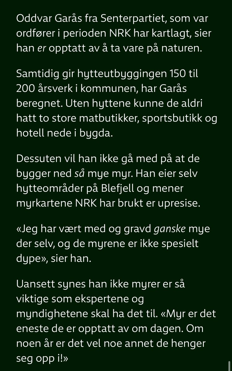 KilstiHals's tweet photo. Hvorfor bygger vi ned så mye natur her i Norge?

På grunn av dette⬇️ https://t.co/JDuVTOC4S6