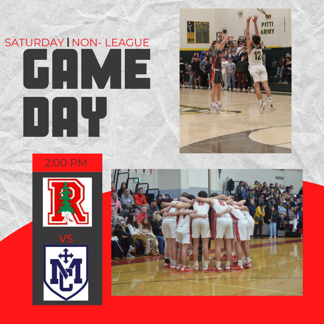 Right back at it‼️ The boys take on Marin Catholic at 2 @ MC in a Non league matchup‼️ Let’s go‼️ <a href="/NBBANorthBay/">North Bay Basketball Academy (NBBA)</a> <a href="/RedwoodSports/">Redwood Athletics</a> <a href="/KasselMedia/">Ethan Kassel</a> <a href="/westcoastpreps_/">West Coast Preps</a> <a href="/marinij_sports/">Marin IJ Sports</a>