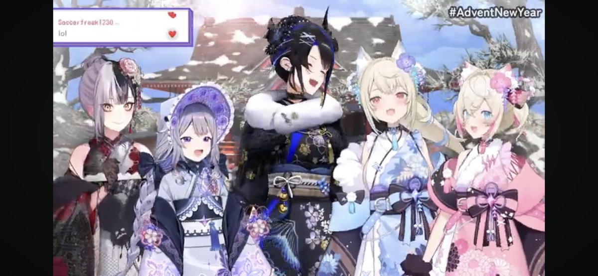 JunelloUS's tweet photo. #SHIORInewyear #BIBOOnewyear #RISSAnewyear #FWMCnewyear #AdventNewYear 

Everyone looked so good! Advent is so cute! The voicepack was amazing! thank you advent for an amazing new year! https://t.co/8366TLhWW3