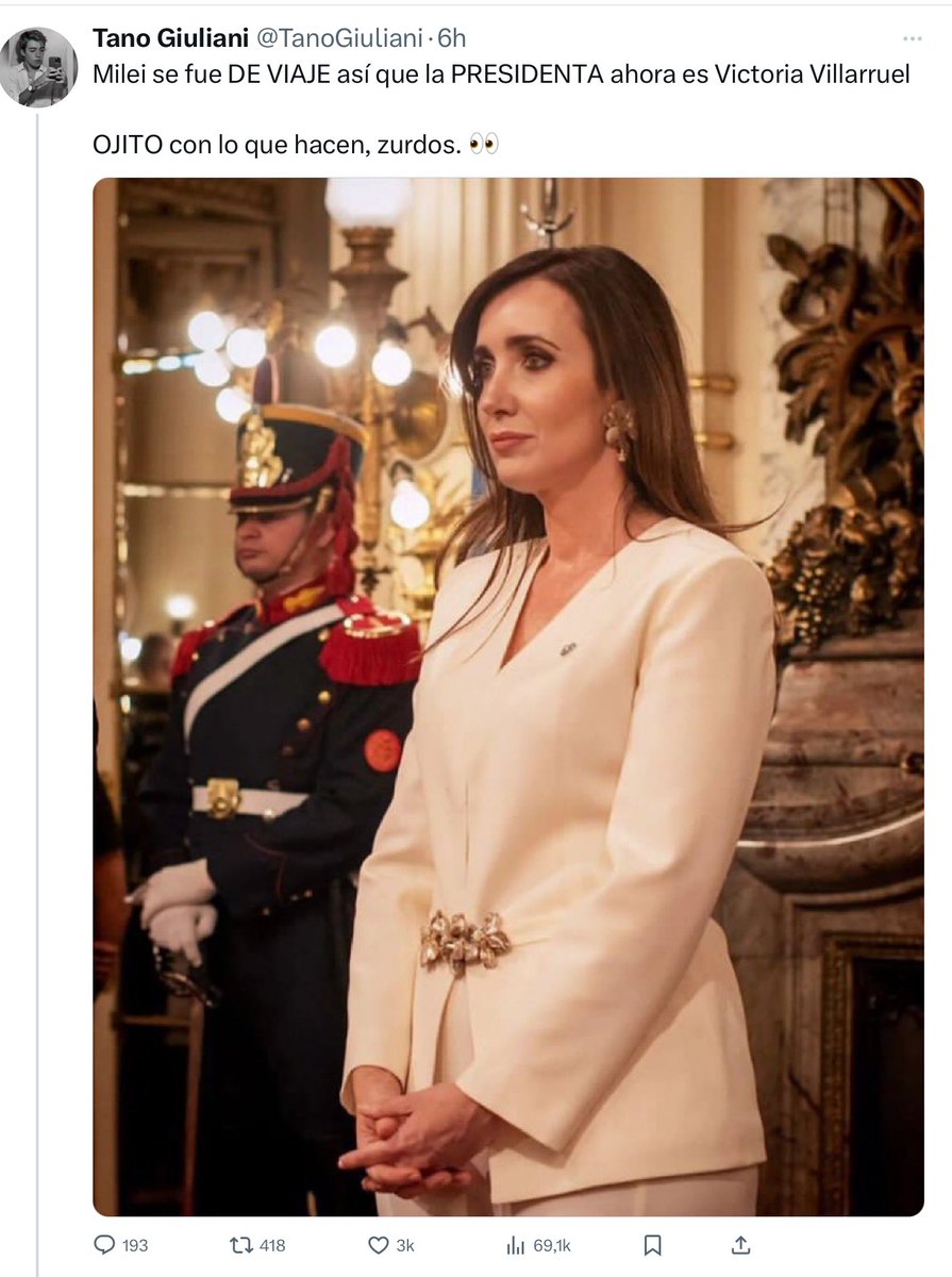 icevainillaice's tweet photo. La vicepresidenta queda a cargo de la presidencia cuando el presidente viaja a otro país.
Milei esta en la Antártida Argentina.
Que forma parte del territorio argentino.
Lo enseñan en geografía en 5to. Grado.
No falten tanto a la escuela. https://t.co/joEaw9Klrr