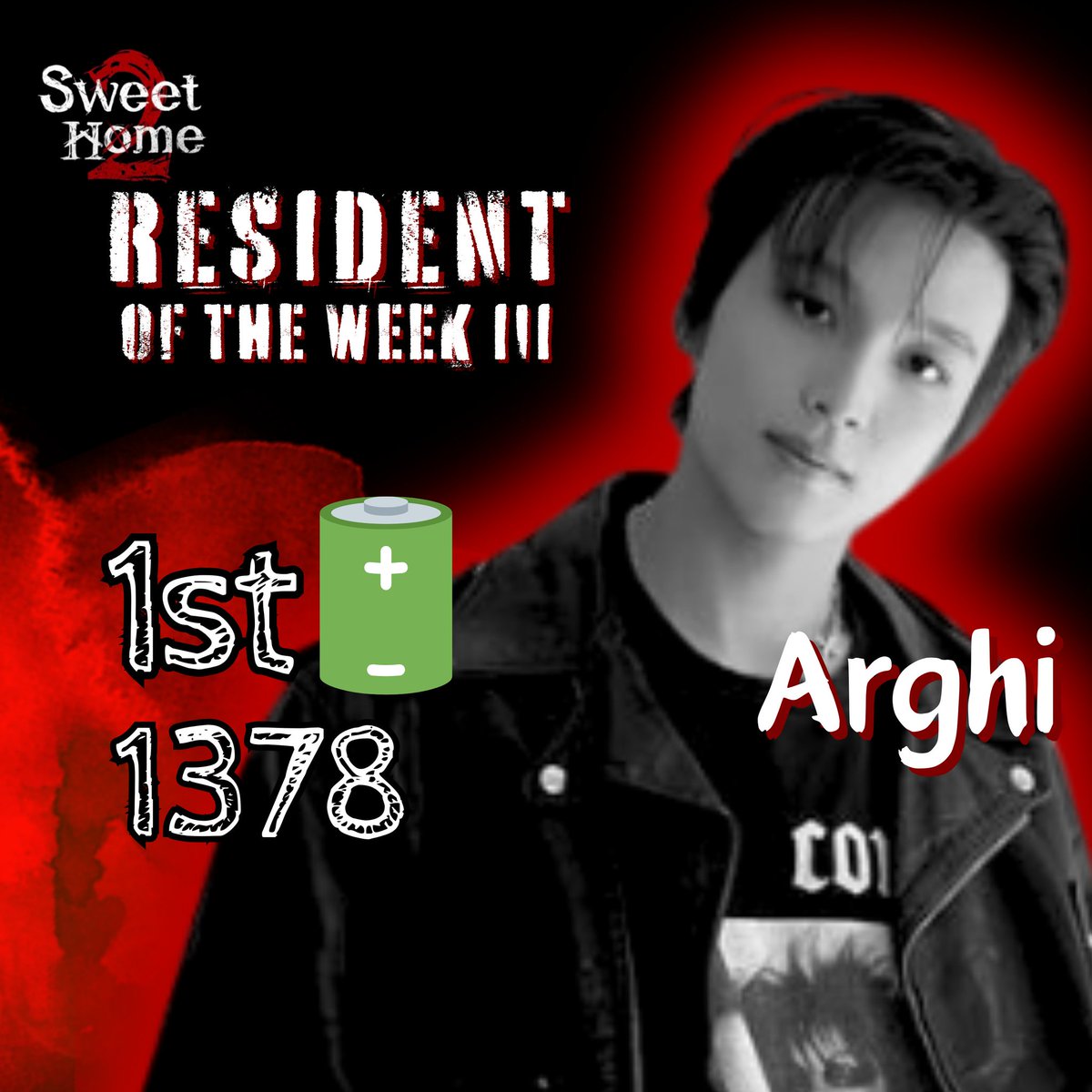 SWEETHOME2_CA's tweet photo. Dan... di posisi pertama MOTW week 3 kali ini ada Arghi @DONGHYUCKswh yang berhasil mendapatkan 1378🔋. Selamat ya, Arghi!

Free layout Grok: ( https://t.co/tJzOXyPOto ) https://t.co/mCZ7DZ0rmj