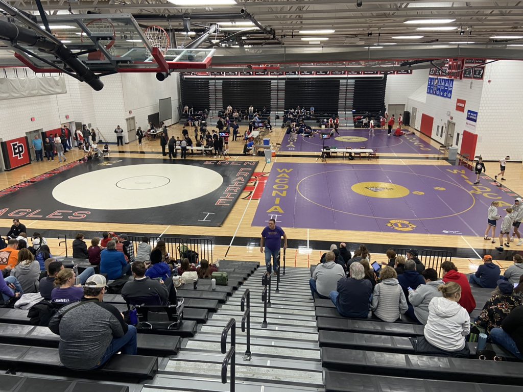 EPActivities's tweet image. Big day of wrestling as the Eagles host the EP Duals tourney today!

10 schools (JV/V) on 8 mats. Good matches all day long!  @WrestlingEPHS