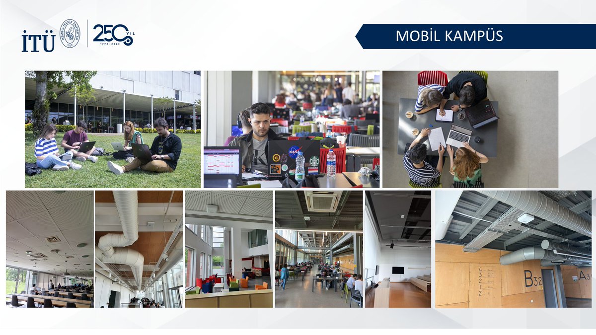 mkaraman_itu's tweet image. İTÜ Bilgi İşlem Daire Başkanlığı tarafından yönetilen İTÜ Mobil Kampüs Ağı kapsamında 2200&apos;ün üstünde kablosuz erişim cihazı ile günlük 25000&apos;in üstünde kullanıcıya hizmet verilmektedir.
@itubidb