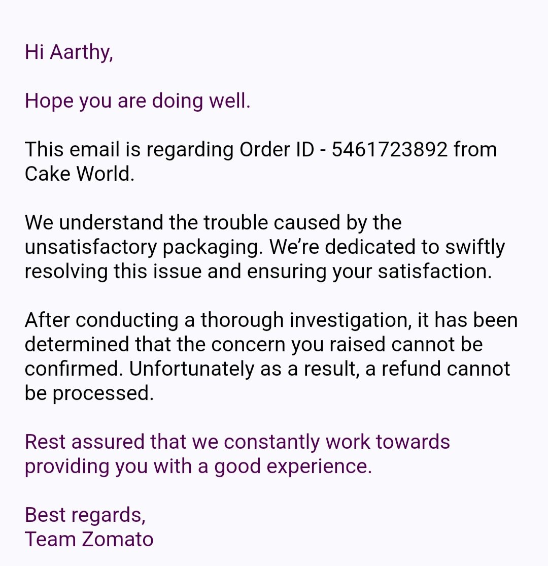 aarthy1012's tweet photo. #Zomato couldn't verify that cake is damaged. Everyone pls help them identity whether it's damaged or not.. #pathetic #poorcustomersupport https://t.co/4xRjGDMOjm